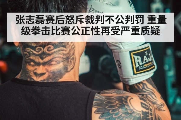 张志磊赛后怒斥裁判不公判罚 重量级拳击比赛公正性再受严重质疑